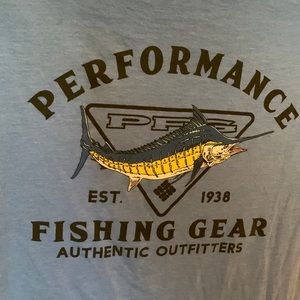 Men’s Short Sleeve Columbia PFG (Performance Fishing Gear) Shirt Size XL